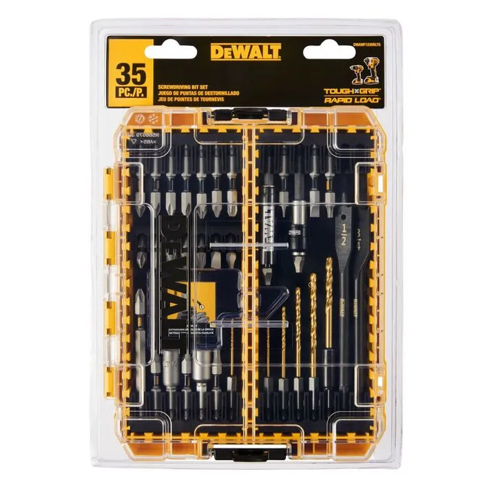 DEWALT 12V XTREME Multi-Head Drill Driver & Rapid Load Accessory Set with ToughCase+ Bundle 1