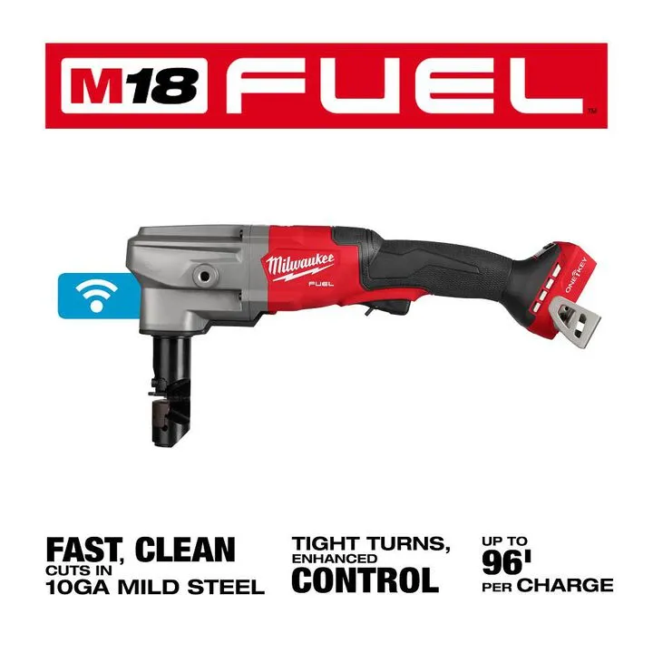 Milwaukee M18 FUEL 10 Gauge Nibbler (Bare Tool) - Professional Grade Metal Cutting 2