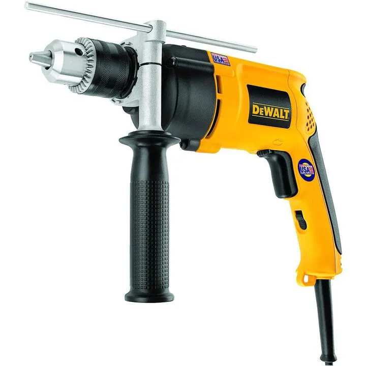 DEWALT 1/2 In. (13mm) VSR Single Speed Hammer Drill - Professional Grade Power 2
