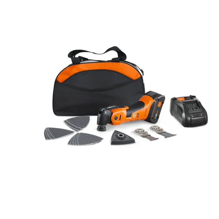 Fein Ampshare Multimaster 700 Plus 18V 4Ah Multi-Tool - 22pc Professional Kit