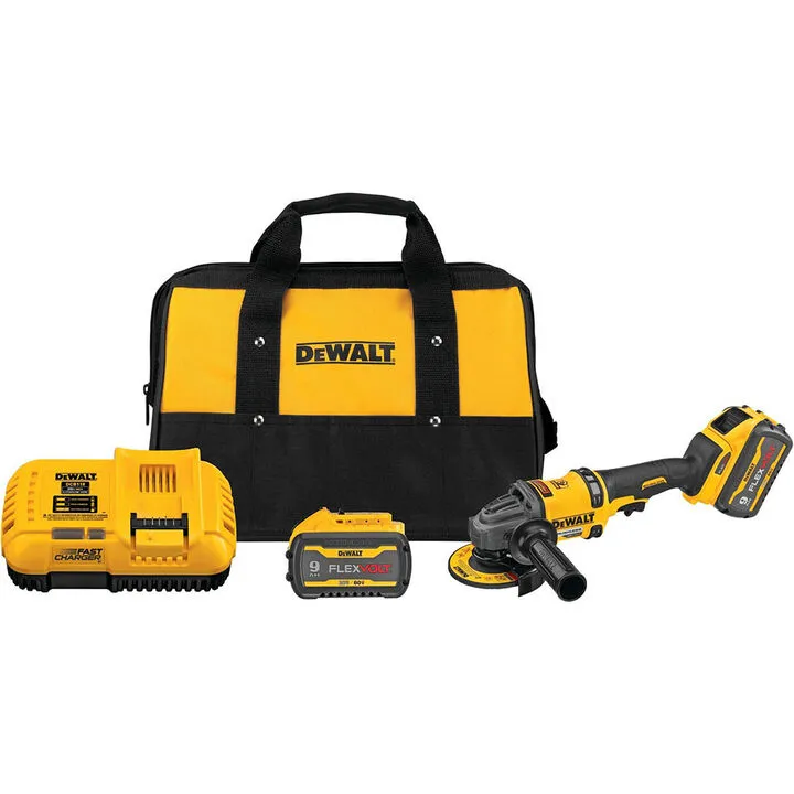 Professional 60V High-Torque Cordless Angle Grinder (4.5in to 6in Capacity)