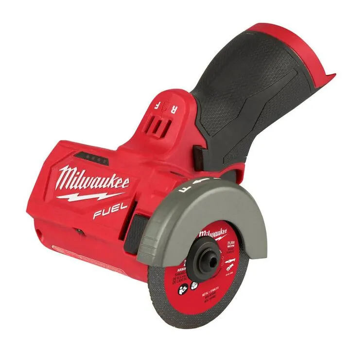 Milwaukee M12 3-Inch Compact Cut Off Tool and 3/8-Inch High-Speed Ratchet Bundle (Bare Tool) 4