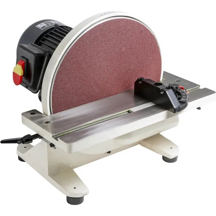 Shop Fox 12-inch 1HP Adhesive Disc Sander - High-Performance Stationary Sanding Solution