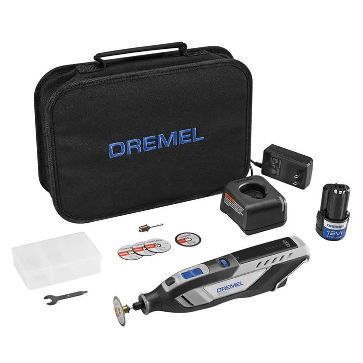 Dremel 12V Cordless Rotary Tool Kit - Precision Multi-Tool for Crafting and Repair
