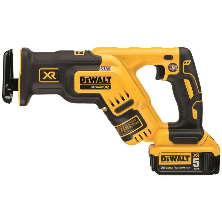 DEWALT 20V MAX XR Compact Reciprocating Saw Kit - High-Performance Cordless Demolition Power 2