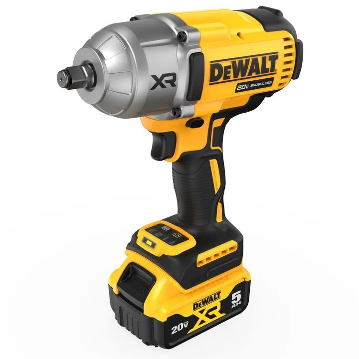 DEWALT 20V MAX XR Brushless 1/2-inch Cordless Impact Wrench Kit with Hog Ring Anvil 2