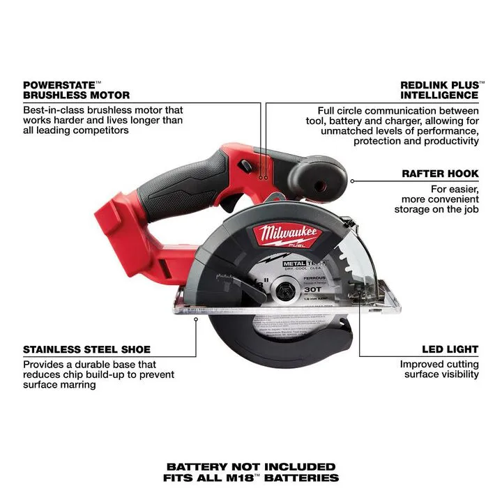 Milwaukee M18 FUEL Metal Circular Saw (Bare Tool) 2