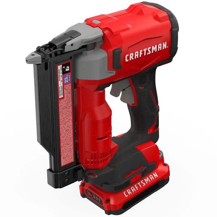 CRAFTSMAN V20 BRUSHLESS RP Cordless 23 Gauge Pin Nailer Kit - Professional Woodworking Precision 3