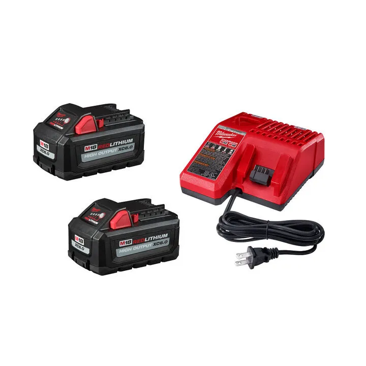 Milwaukee M18 FUEL 6-1/2 Inch Circular Saw & M18 REDLITHIUM HIGH OUTPUT 6.0 Starter Kit Bundle 3