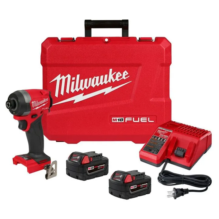 Milwaukee M18 FUEL 1/4 Inch Hex Impact Driver Kit with Protective Bundle 6