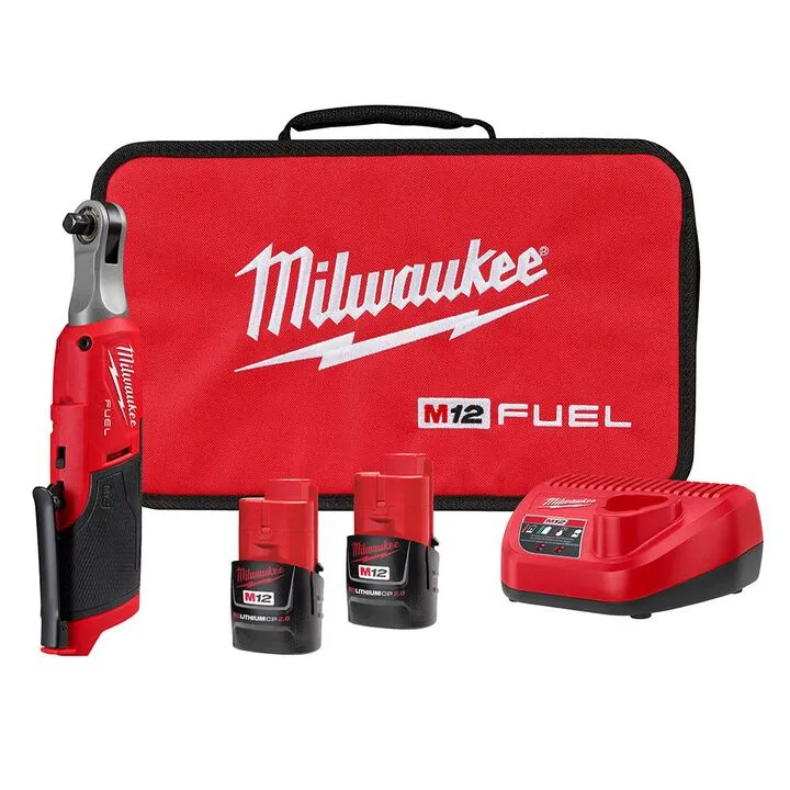 Milwaukee M12 FUEL 3/8-inch High Speed Ratchet Kit - Professional Grade Performance 3