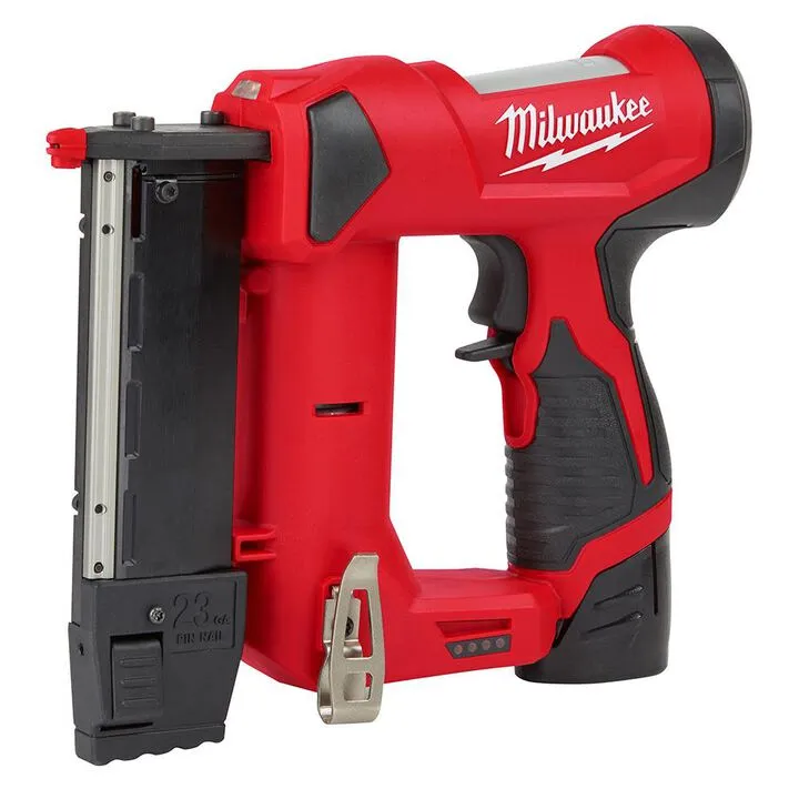 Milwaukee M12 23 Gauge Pin Nailer Kit - Cordless Precision for Finish Carpentry 4