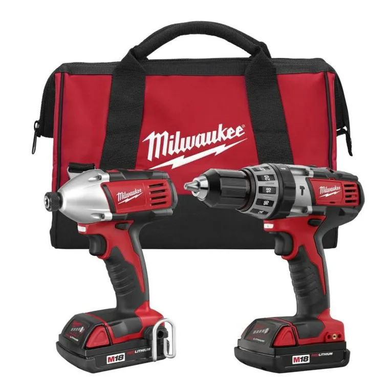 Milwaukee M18 Series 18V Cordless Power Tool Duo Set with Multi-Voltage Charging System 4