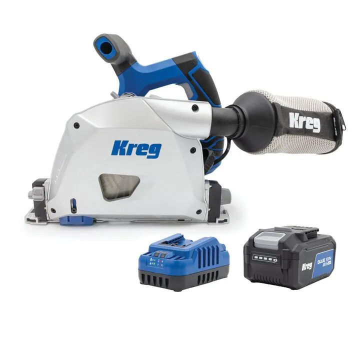 Kreg 20V Ionic Drive 6 1/2 Inch Plunge-Cut Track Saw Kit