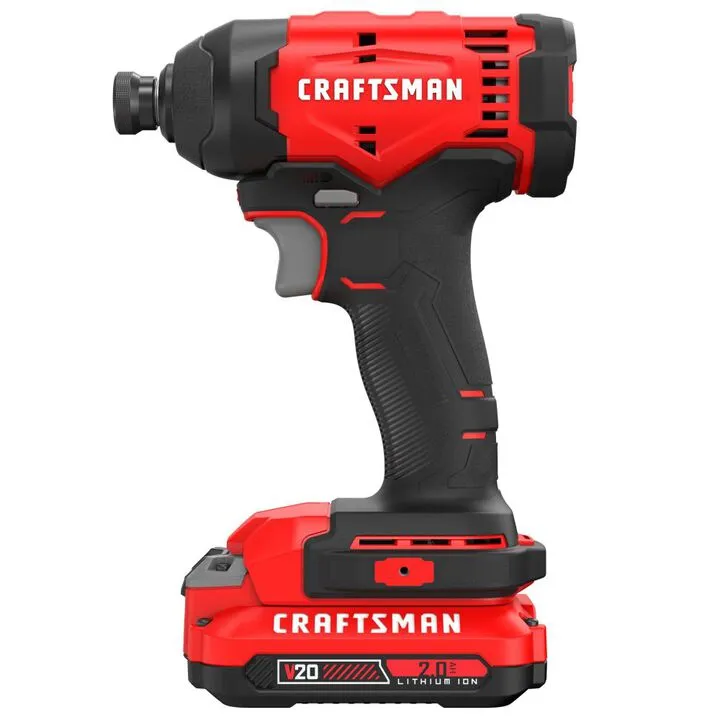 CRAFTSMAN 20V MAX 1/4 Inch Impact Driver Kit - High-Torque Cordless Performance 2