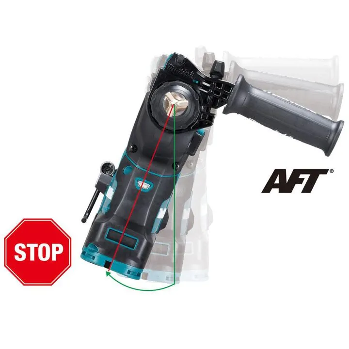 Makita 40V max Brushless 1-1/8in SDS-Plus AVT Rotary Hammer System 1