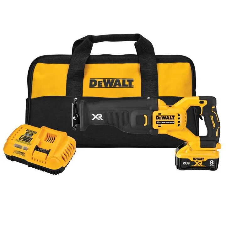 DEWALT 20V MAX POWER DETECT XR Brushless Reciprocating Saw Kit