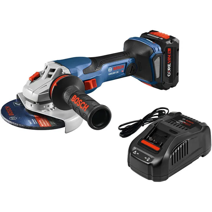 Bosch PROFACTOR 18V Spitfire 5-6in Angle Grinder Kit - High-Performance Professional Grade