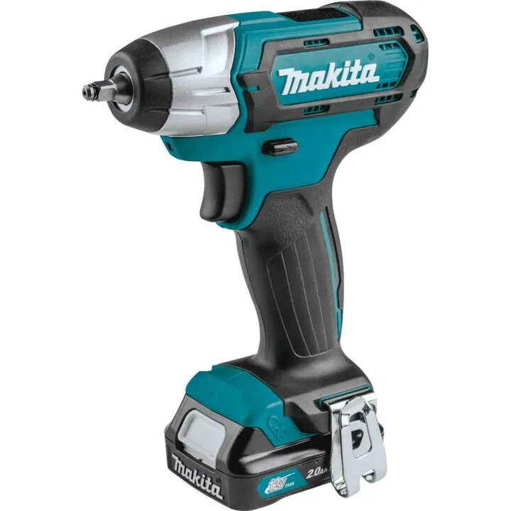 Makita 12V max CXT Lithium-Ion Cordless 1/4 In. Impact Wrench Kit (2.0Ah) 1