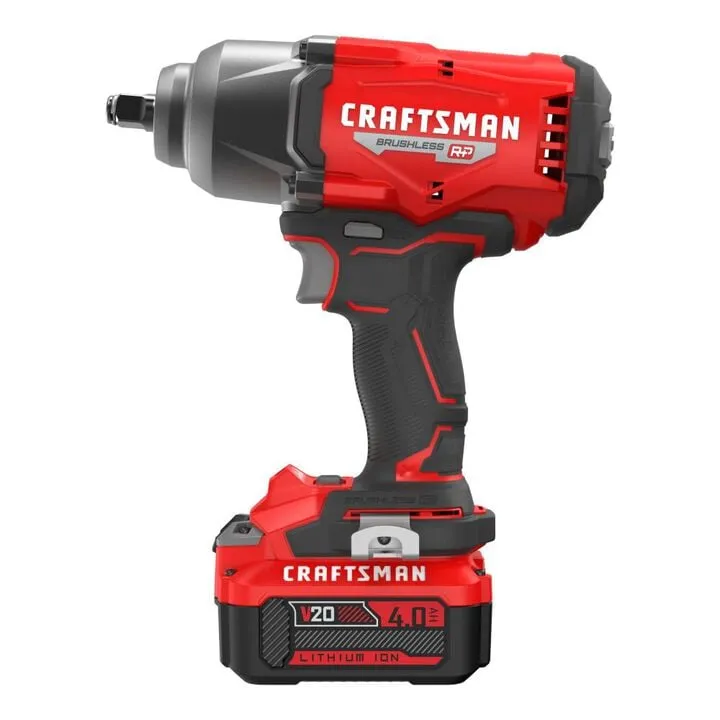 CRAFTSMAN V20 RP 1/2 Inch Drive Impact Wrench Kit with Hog Ring Anvil 2