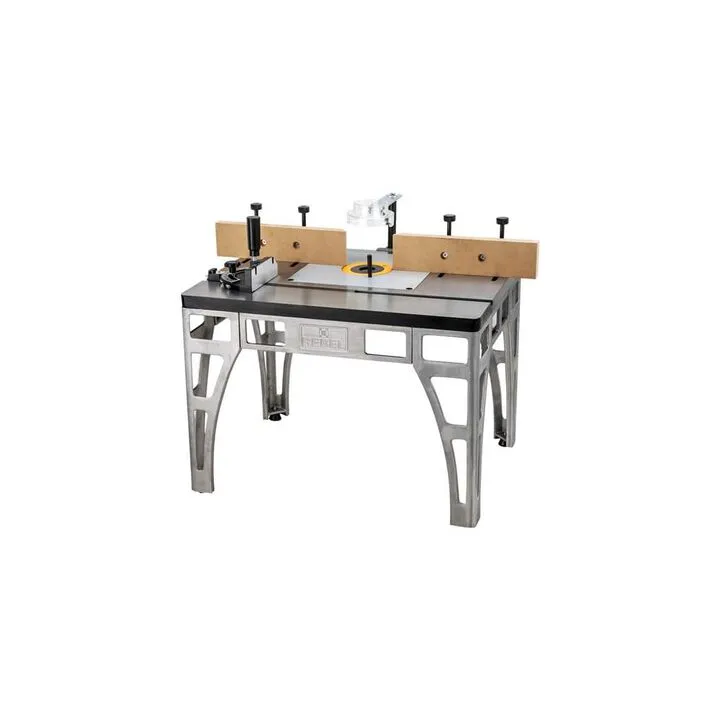 Shop Fox Rebel Cast-Iron Router Table: Professional Grade Woodworking Foundation 1