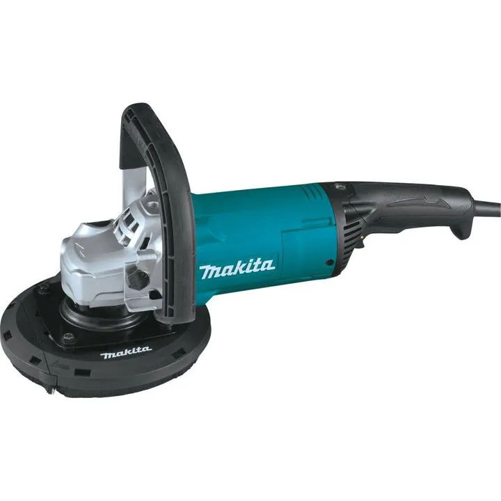 Makita 7-Inch Concrete Surface Planer with Integrated Dust Extraction Shroud