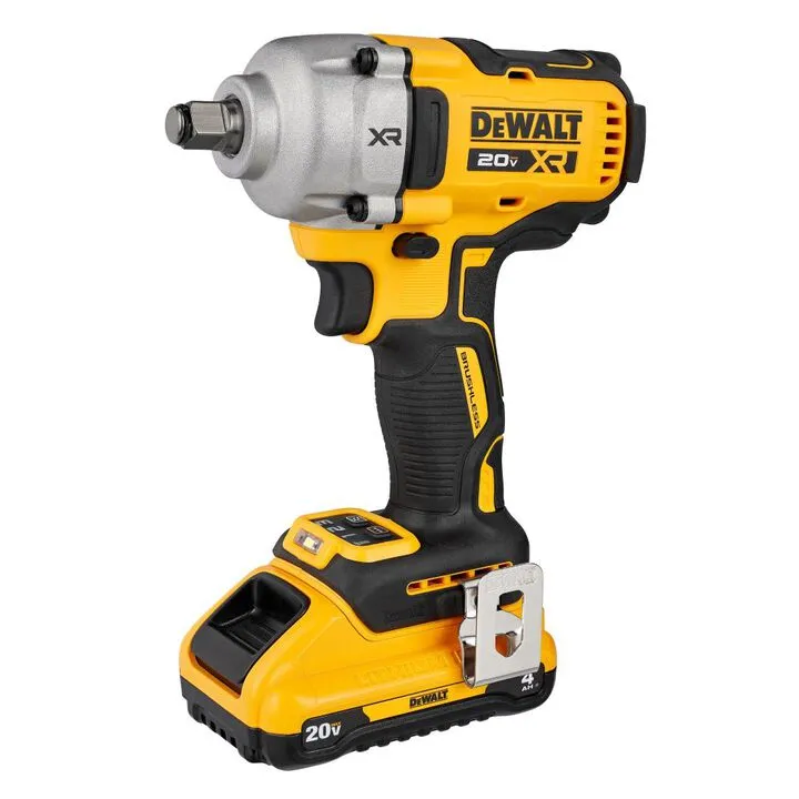 DEWALT 20V MAX XR 1/2 Inch Impact Wrench Kit with Hog Ring Anvil - High-Torque Performance 3