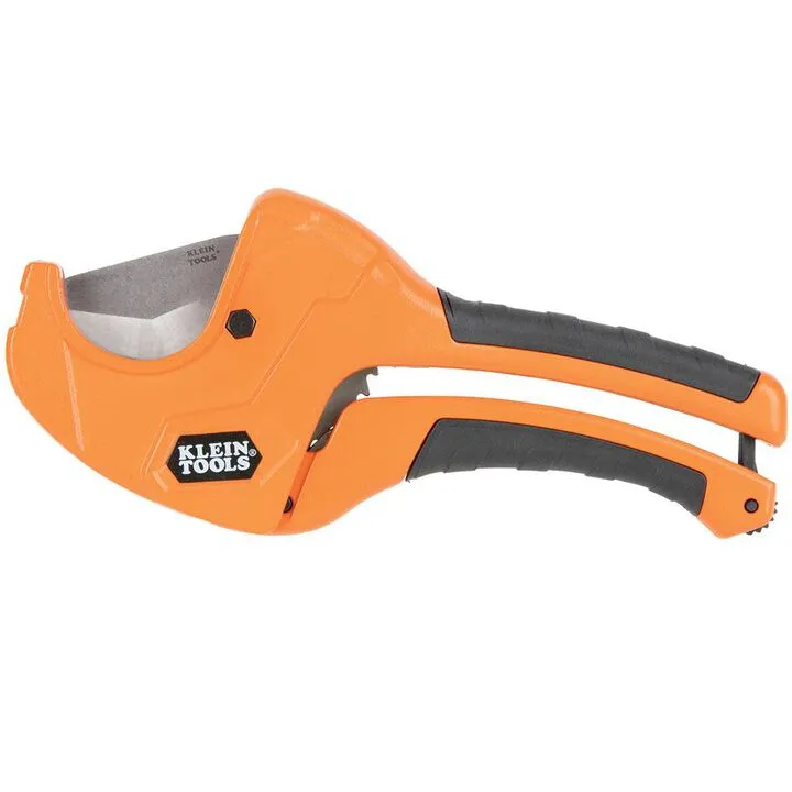 Klein Tools 1-1/4" Ratcheting PVC Cutter - Professional Plumbing Precision 2
