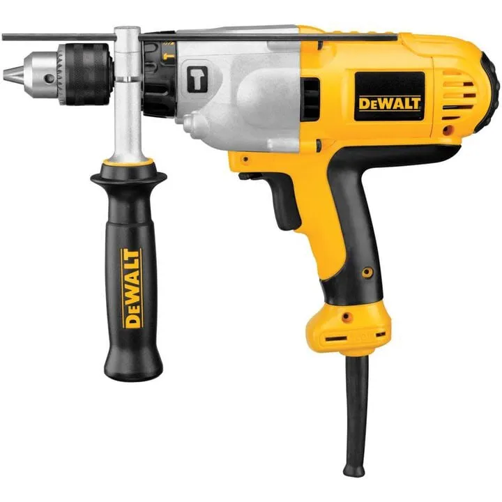 DEWALT 1/2 in. VSR Mid-Handle Grip Hammerdrill Kit - Professional Grade Performance