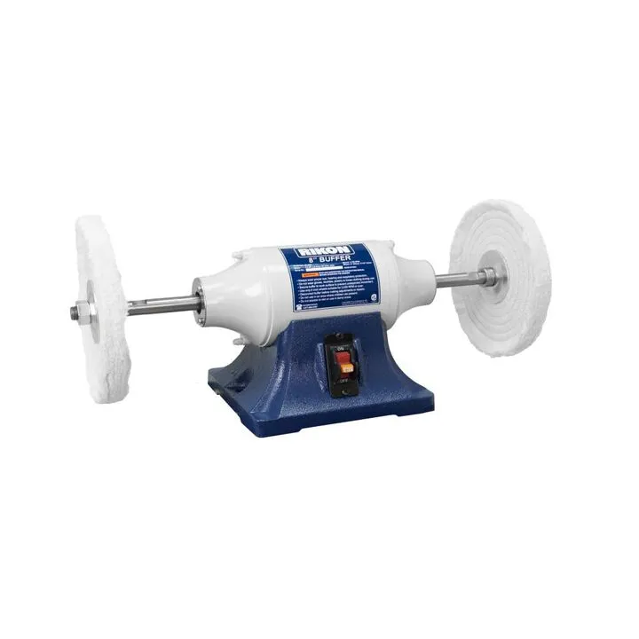 RIKON 8-inch Low Speed Buffer (1750 RPM) - Professional Grade Finishing Tool