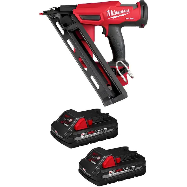 Milwaukee M18 FUEL 15-Gauge Finish Nailer & CP3.0 Battery Bundle - Professional Grade