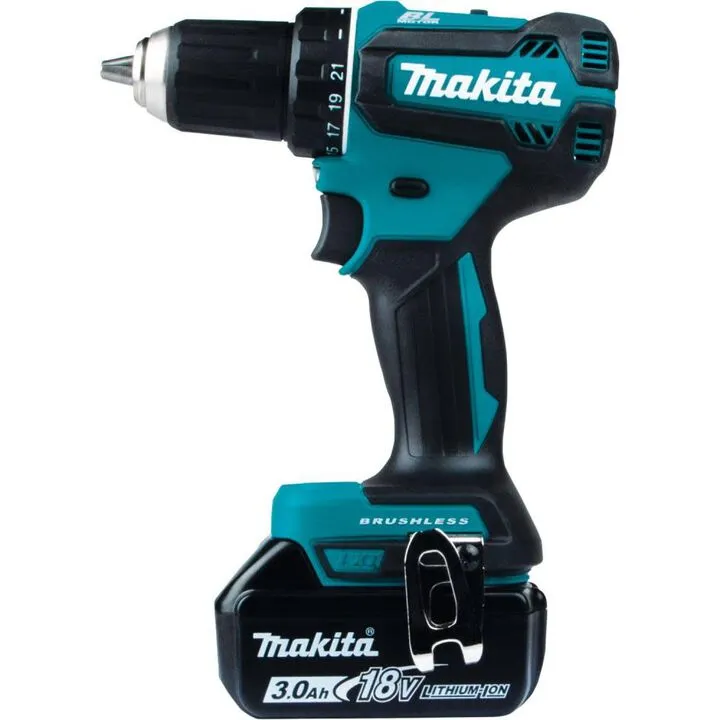 Makita 18V LXT Lithium-Ion Brushless Cordless 1/2 in. Driver-Drill Kit (3.0Ah) 2