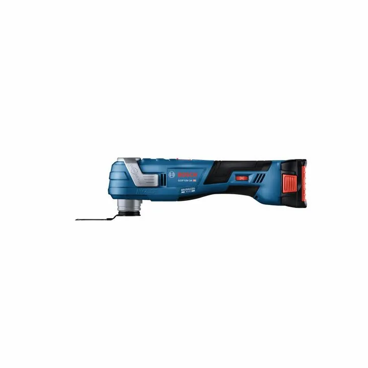 Bosch 18V Brushless StarlockPlus Oscillating Multi-Tool Kit with 2 Ah Battery 4