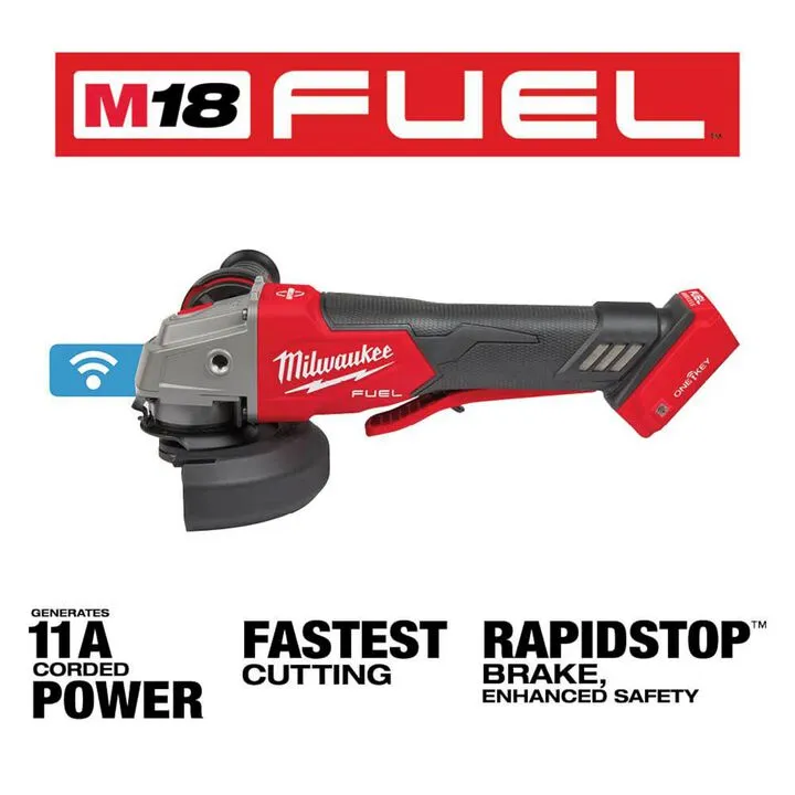 Milwaukee M18 FUEL 4-1/2 inch / 5 inch Braking Grinder (Bare Tool) 1
