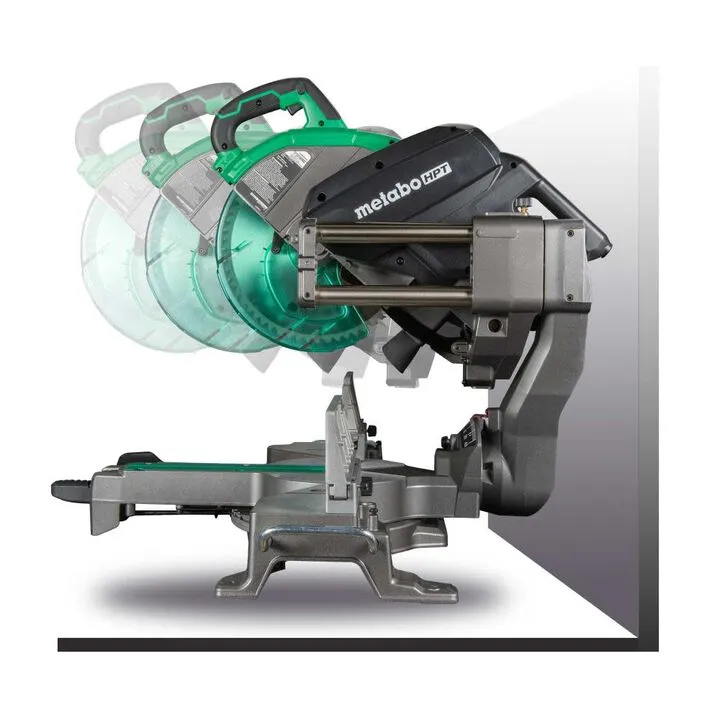 Metabo HPT 36V MultiVolt 12-Inch Dual Bevel Sliding Miter Saw with Torque Boost Technology (Bare Tool) 6