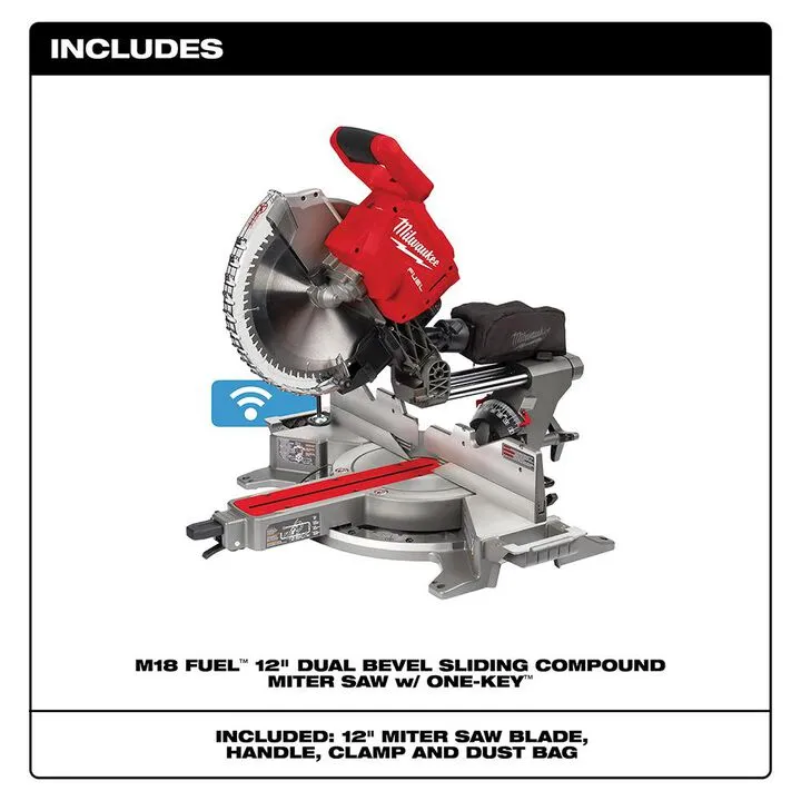 Milwaukee M18 FUEL 12-inch Dual Bevel Sliding Compound Miter Saw (Bare Tool) 1