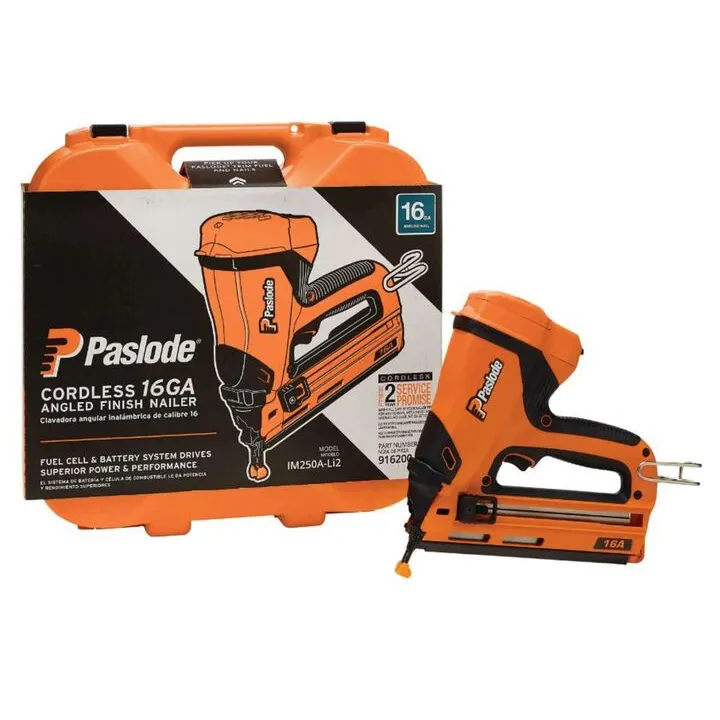 Paslode IM250A-Li2 16 Gauge Cordless Angled Finish Nailer - Pro Performance Edition 2