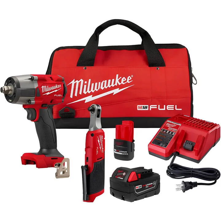 Milwaukee M18 FUEL & M12 FUEL 2-Tool Combo Kit - Professional Performance Set