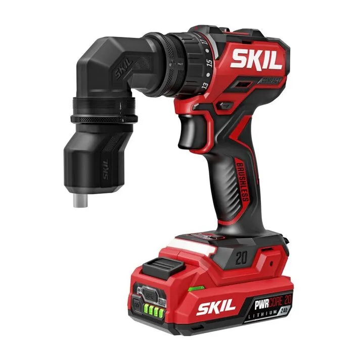 SKIL 20V Brushless Compact Multi-Head Drill Driver Kit - High-Efficiency Versatility 5