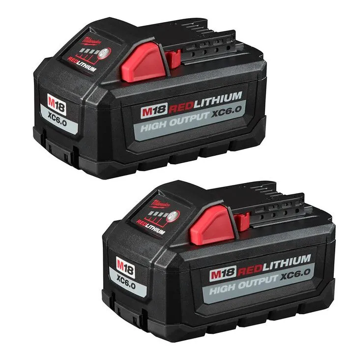 Milwaukee M18 7-Tool Combo Kit with (2) High Output XC6.0 Battery Pack Bundle 14