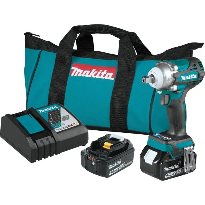 Makita 18V LXT 1/2in Square Drive Impact Wrench Kit - Precision Engineered for Automotive Maintenance