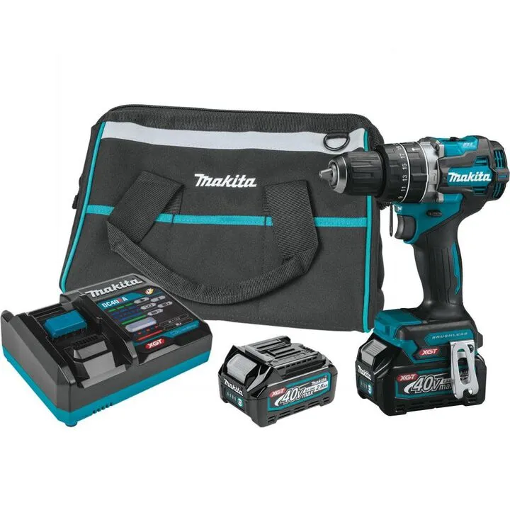 Makita 40V max XGT 1/2-inch Hammer Driver Drill Kit: Professional Power & Precision