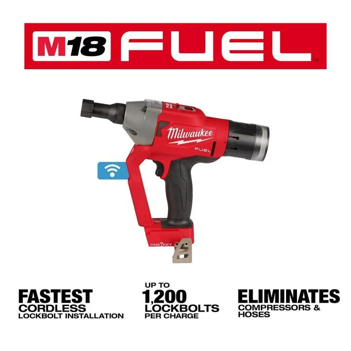 Milwaukee M18 FUEL 1/4 inch Lockbolt Tool with ONE-KEY (Reconditioned) 1