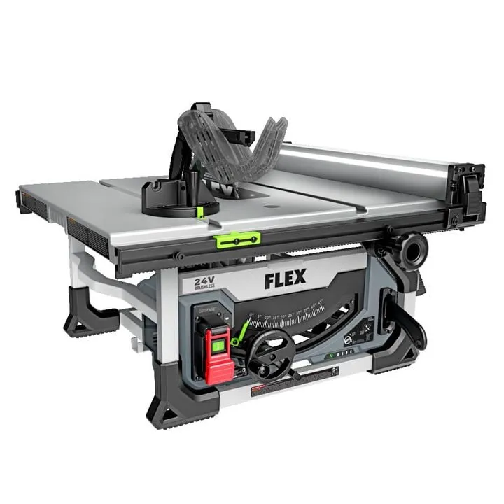 FLEX 24V 10-Inch Cordless Table Saw (Bare Tool) - Precision Engineered for Compact Projects