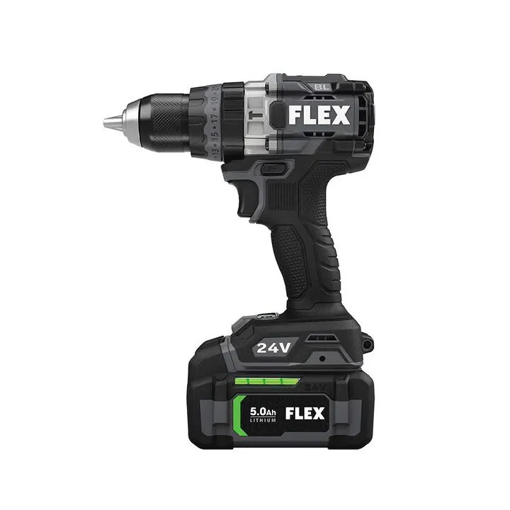 FLEX 24V 1/2-In. 2-Speed Hammer Drill With Turbo Mode Kit - Edition 4