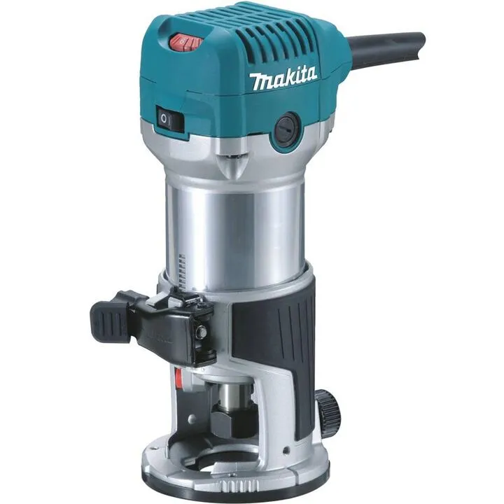 Makita 1-1/4 HP Compact Router Kit - Precision Variable Speed Power Tool 1