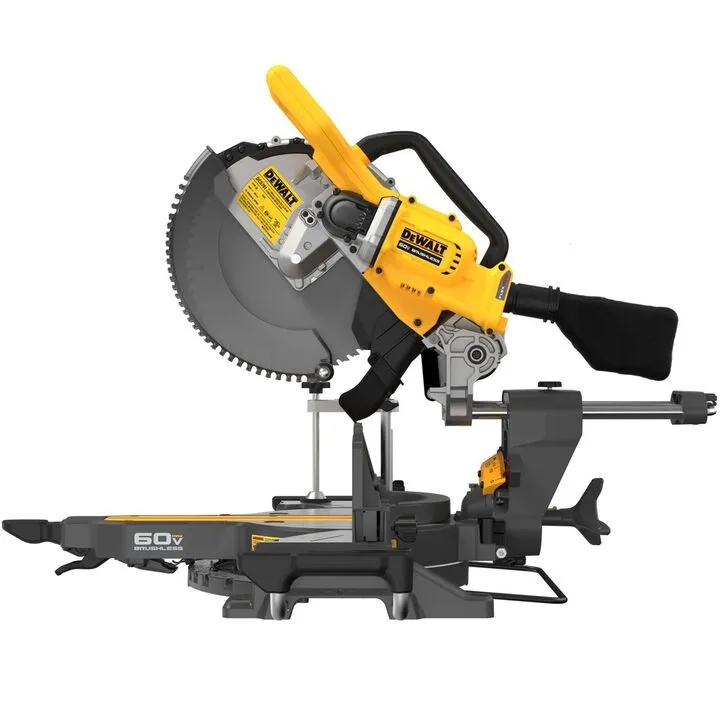 DEWALT 60V MAX Sliding Miter Saw (Bare Tool) and Premium Rolling Miter Saw Stand Bundle 2