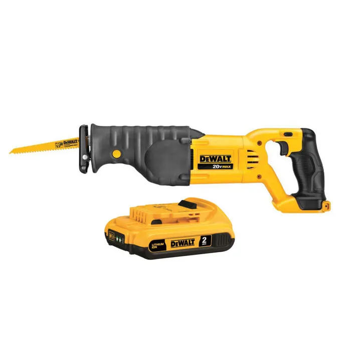 DEWALT 20V Max Li-ion Reciprocating Saw Kit with 2Ah Battery