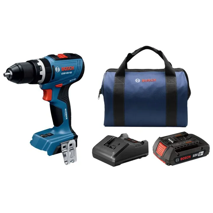 Bosch 1/2 Inch Brushless Hammer Drill/Driver Kit - High-Performance Professional Edition