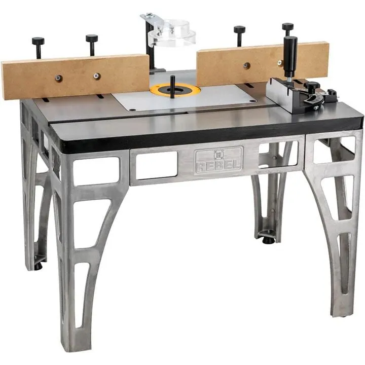 Shop Fox Rebel Cast-Iron Router Table: Professional Grade Woodworking Foundation